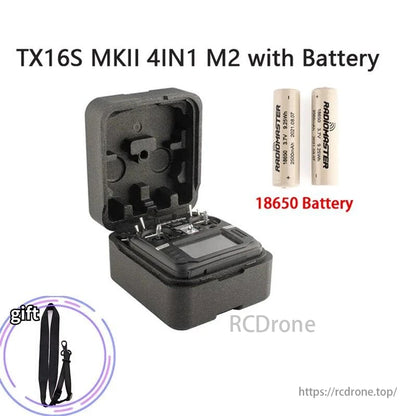 RadioMaster TX16S Mark II V4.0 Hall Gimbal 4IN1 ELRS Radio Controller Ondersteuning EdgeTX/OpenTX Ingebouwde dubbele luidsprekers voor RC Drone