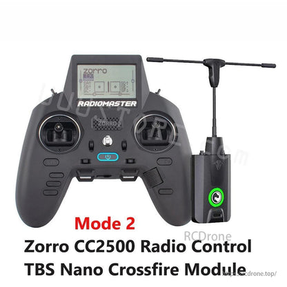 RadioMaster ZORRO Transmitter - 2.4Ghz 16CH CC2500 / 4in1 / ELRS Hall Gimbal LCD Screen OpenTX Radio Transmitter Mode2 for RC FPV Drone