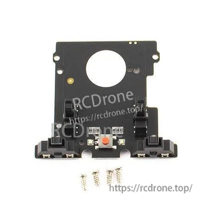 RadioMaster Zorro trim board replacement PCB with trim switches, center button, and mounting screws