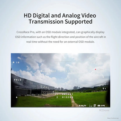 Radiolink Wolf QAV250 GPS FPV Racing Drone with 180KM/H PosHold Mode, CrossRace Pro FC, Avatar HD Pro Kit