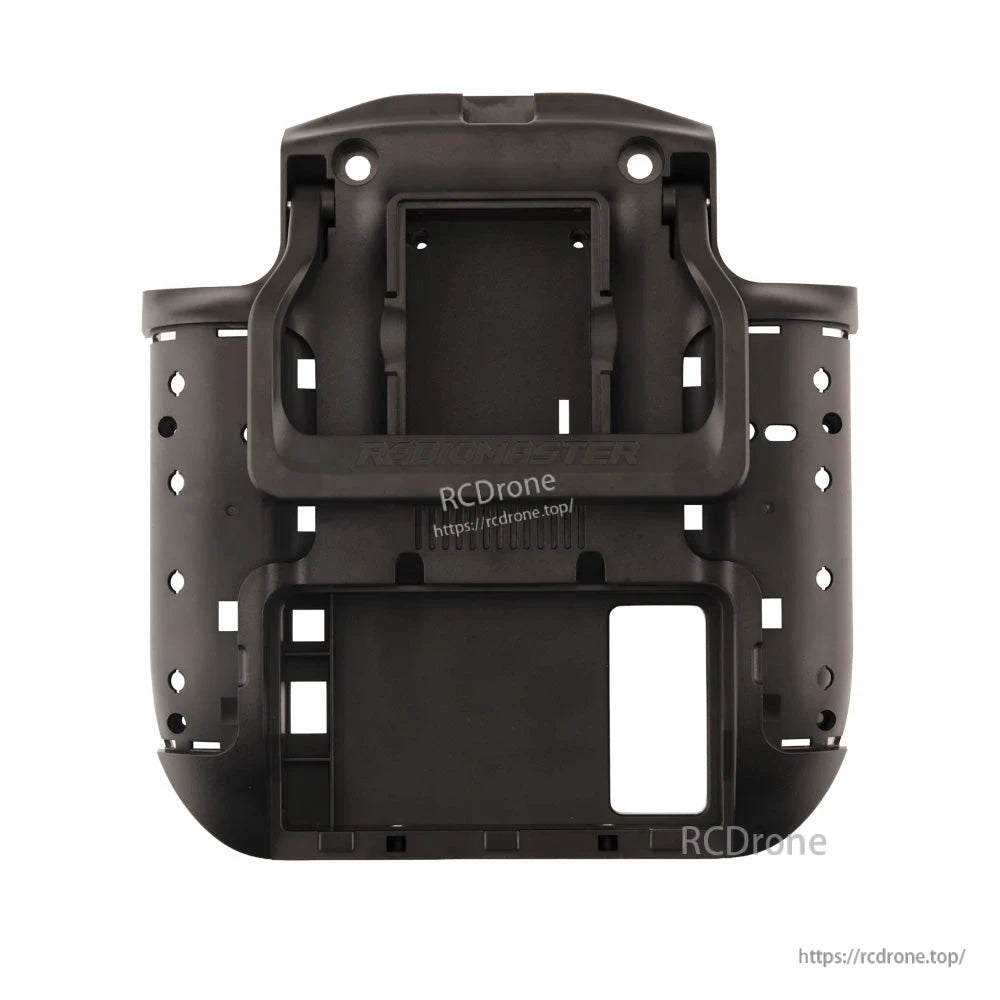 TX16S MK3 rear case shell interior view, black housing with mounting posts and cutouts