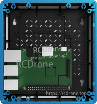 Raspberry Pi 4 Single Board Computer, Power over Ethernet (PoE) is supported via a separate PoE HAT.