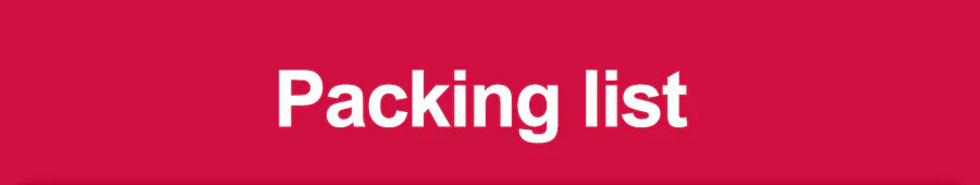 Packing list header text for Raspberry Pi 4B board and starter kit
