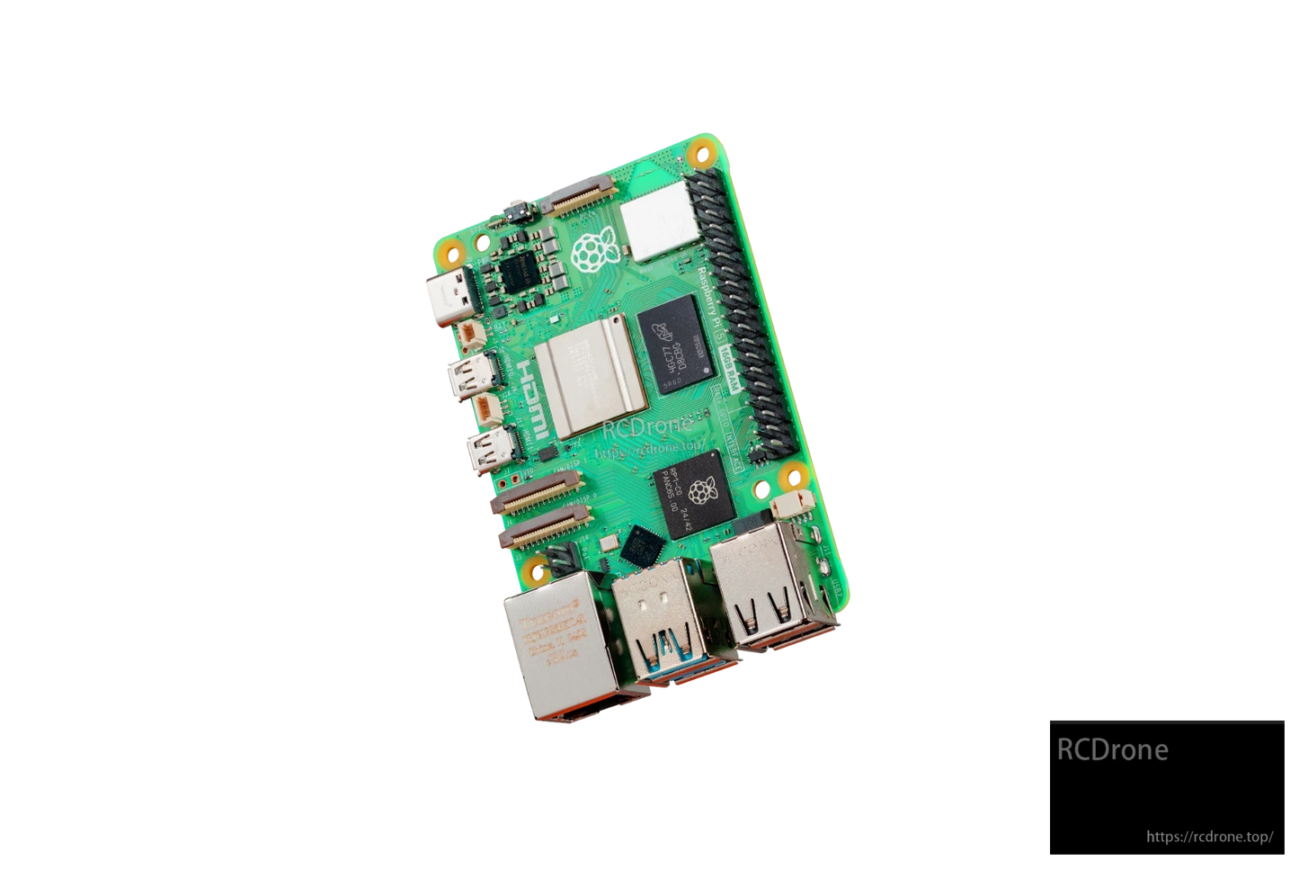 Raspberry Pi 5 16GB Development Computer, 2.4GHz Cortex‑A76, VideoCore VII, Dual 4Kp60 HDMI, PCIe, Wi‑Fi, BT 5.0