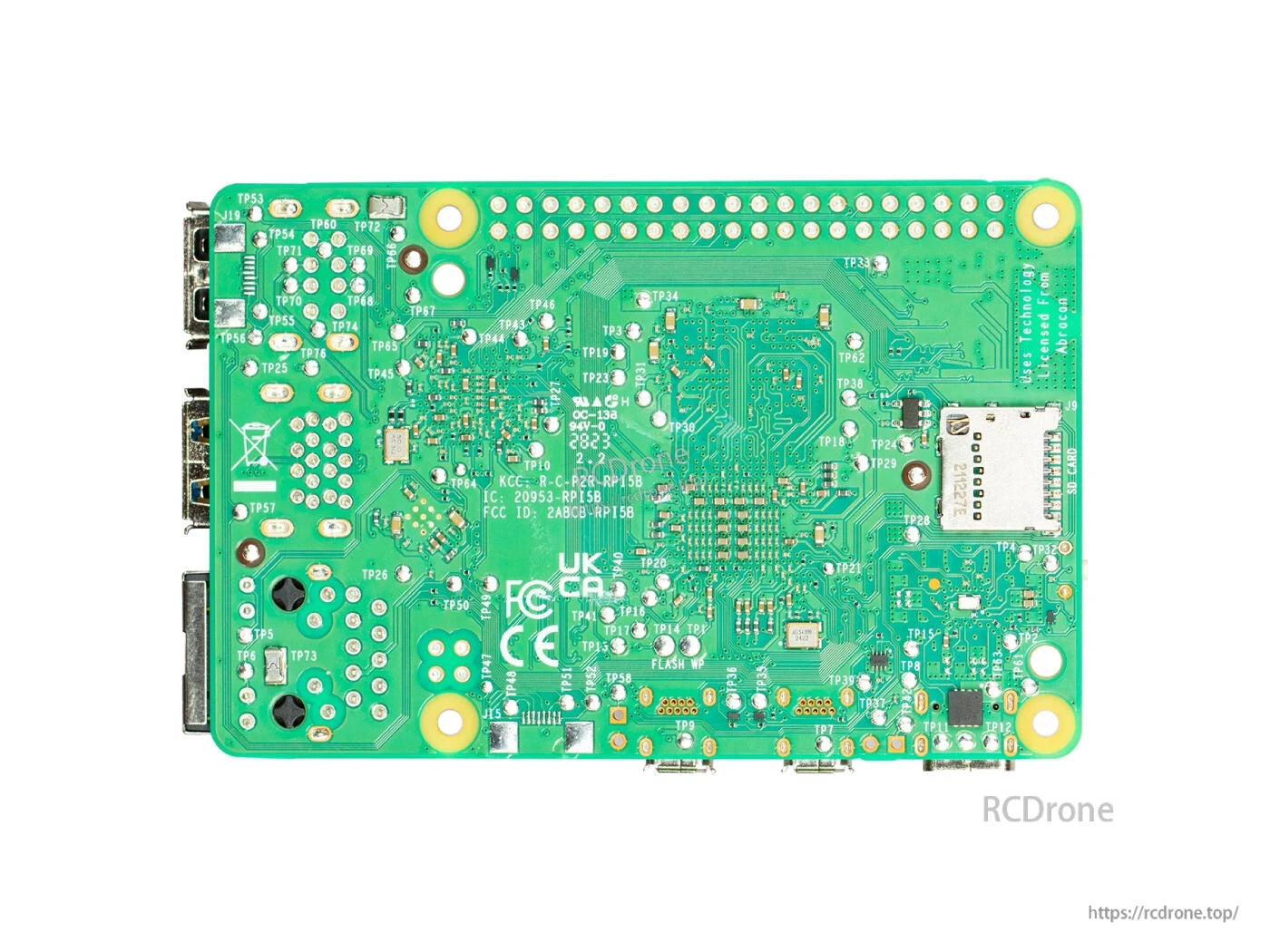 Raspberry Pi 5 4GB Development Computer with 2.4GHz Cortex‑A76, VideoCore VII, Dual 4Kp60 HDMI, Wi‑Fi, Bluetooth, PCIe