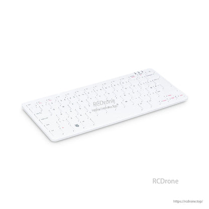 Raspberry Pi 500: keyboard-integrated PC with 8GB RAM, dual 4K HDMI, Wi-Fi, Bluetooth, and 32GB microSD.