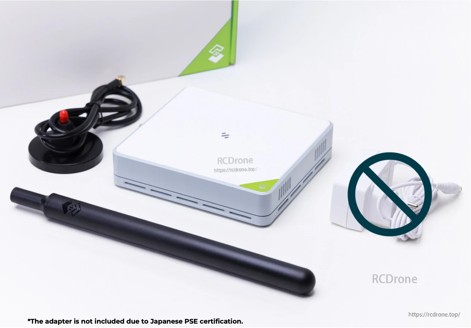 Raspberry Pi Compute Module 5 Dev Kit includes IO board, case, and antenna; USB-C PD adapter excluded due to certification requirements.