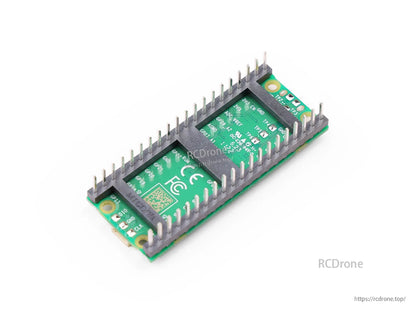 Raspberry Pi Pico H microcontroller board, RP2040, 26 GPIO, 2MB Flash, pre‑soldered headers, USB Type‑C