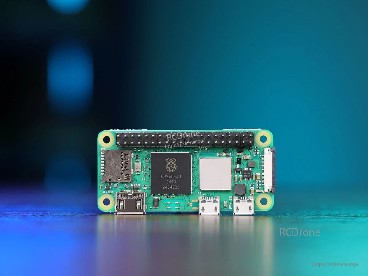 Compact Series Raspberry Pi Raspberry Pi Zero 2 W Development Computer, Pre‑Soldered 40‑Pin Header ...