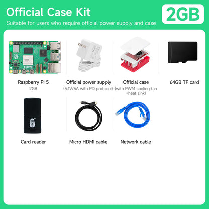 Raspberry Pi 5 AI Large Model Board and Starter Kit(1G/2G/4G/8G/16G)
