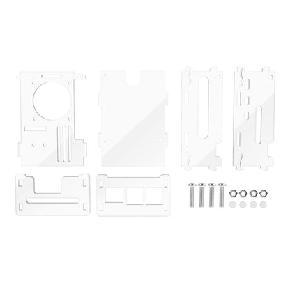 Package contents: acrylic panels and mounting hardware set (screws, nuts, washers)