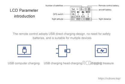 RG106 Pro/Max Drone için Uzaktan Kumanda