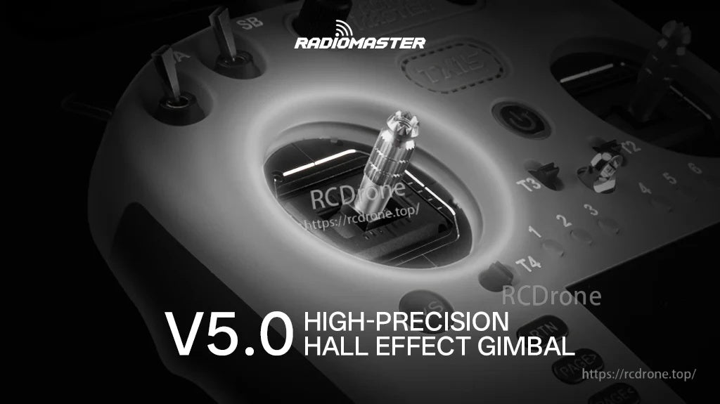 RadioMaster HALL V5.0 Hall Effect replacement gimbal installed in TX15/TX15 MAX transmitter stick bay