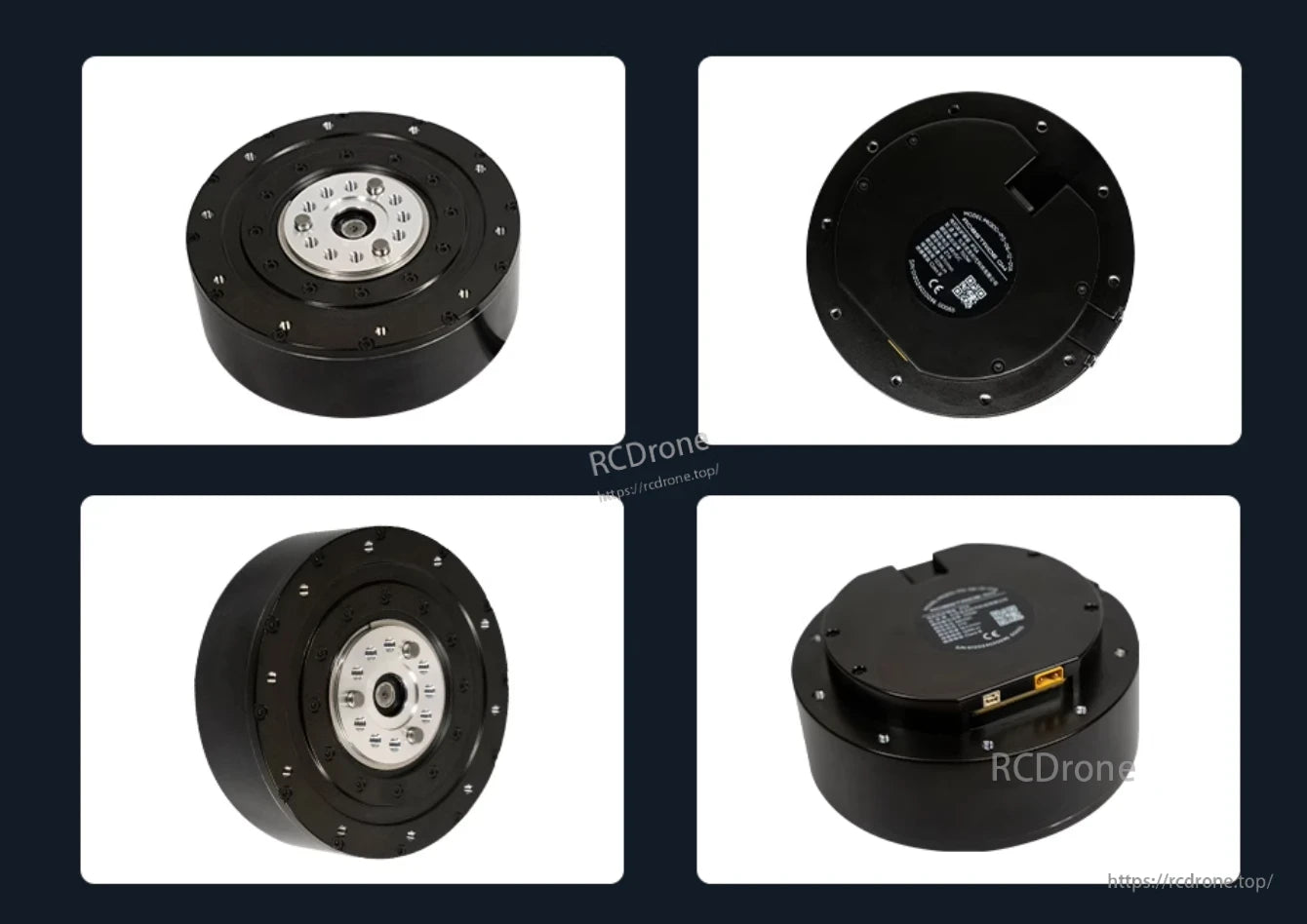 RobStride 04 QDD actuator: 120N·m torque, 48V, 9:1 ratio, dual magnetic encoder, IP52, 700W power.