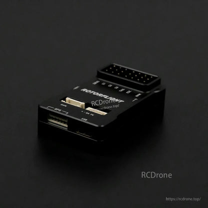 Rotorflight HELI405 RF Flight Controller, Rotorflight HELI405 is a Betaflight-based flight controller supporting PPM, Spektrum, FrSky, DShot ESC, GPS, USB, DSM, and RX/TX ports.