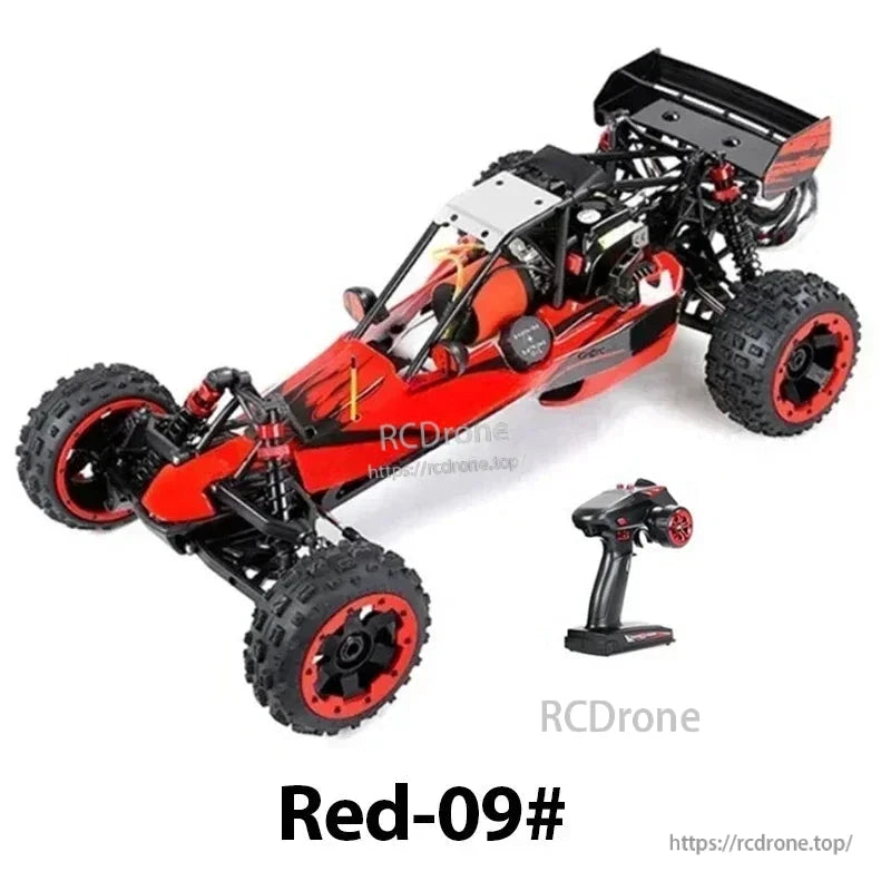 Rovan Baja 5B Rofun Baha is a 1/5 scale 2WD gasoline-powered RC car buggy with features like metal differential and ARTR-ready design.