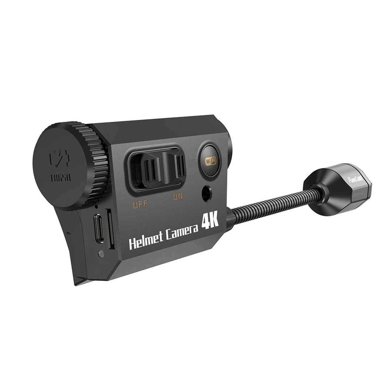 RunCam Helmet Camera 4K IMX415, 4K/30fps 2.7K/60fps 1080p/60fps, 138° FOV Type-C 118g Action Camera