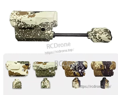 RunCam Helmet Camera 4K IMX415 captures 4K/30fps, 2.7K/60fps, 1080p/60fps video with 138° FOV, Type-C, camouflage design, weighs 118g.