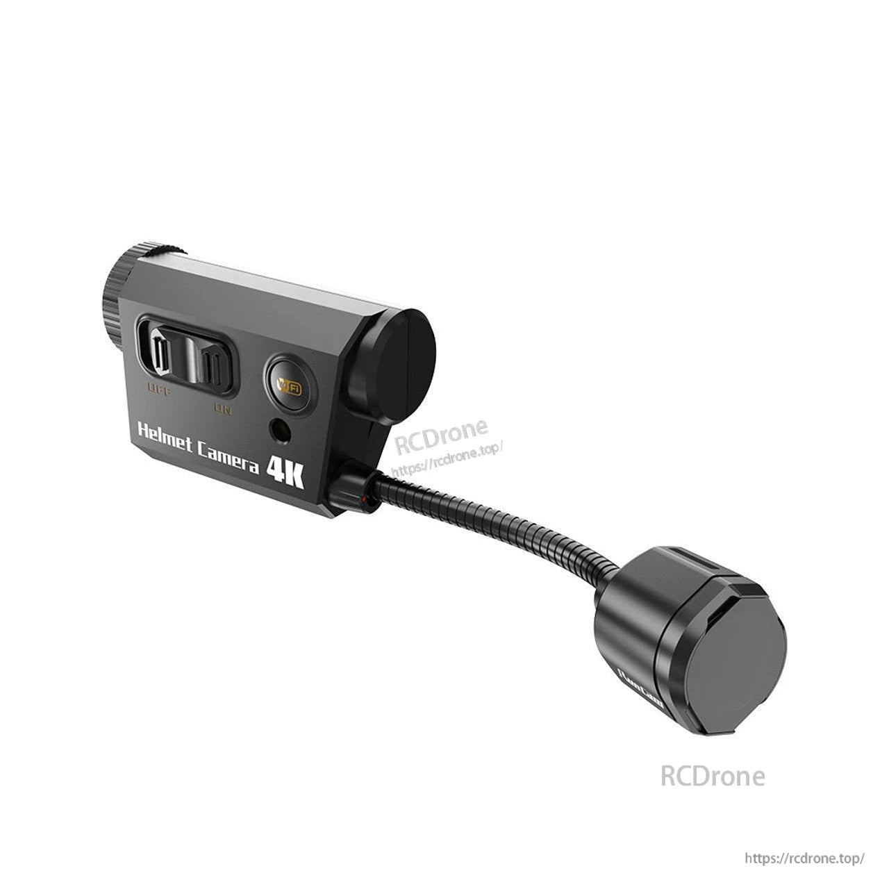 RunCam Helmet Camera, 4K/30fps helmet camera with 138° FOV, 2.7K/60fps, 1080p/60fps, Type-C port, lightweight 118g action camera for dynamic recording.