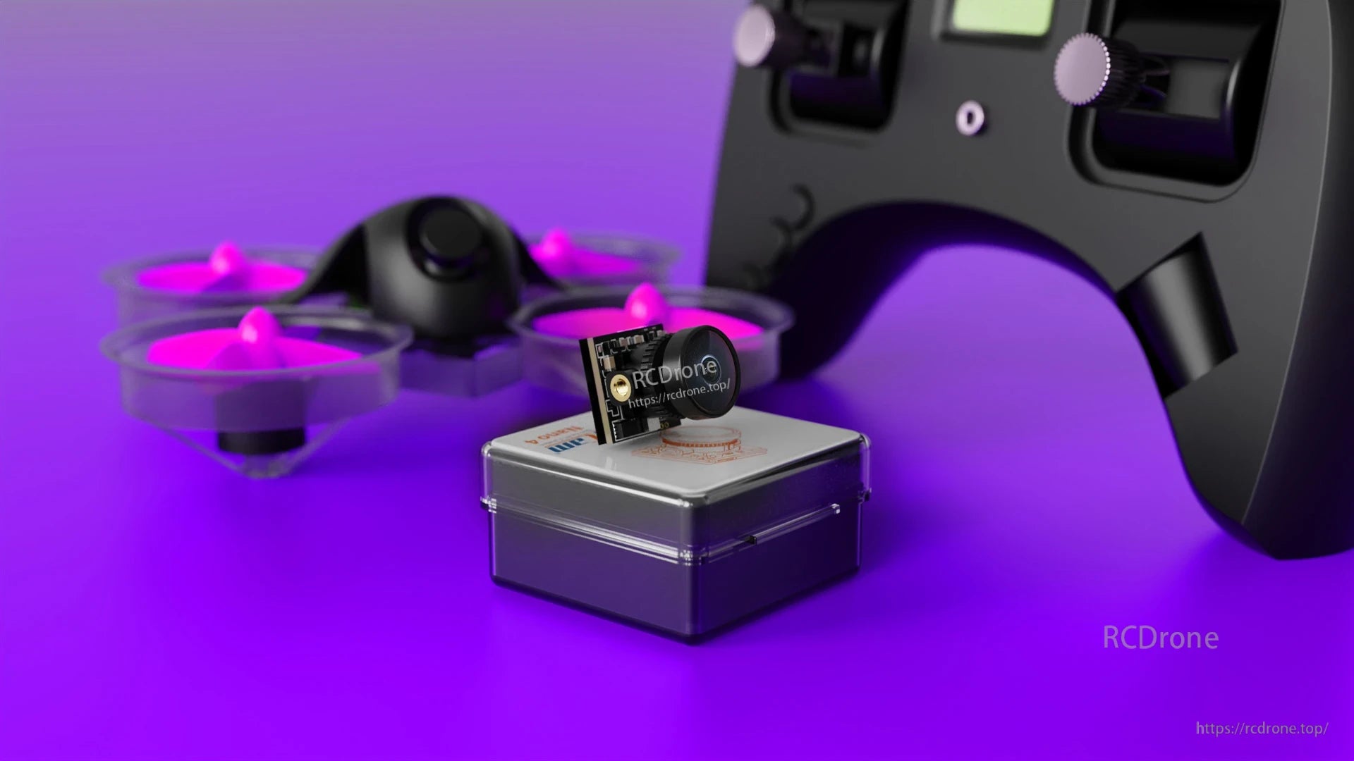 RunCam Nano 4 NTSC Camera, The camera features a 1/3" CMOS sensor and a new ISP for realistic color and improved low-light night vision.