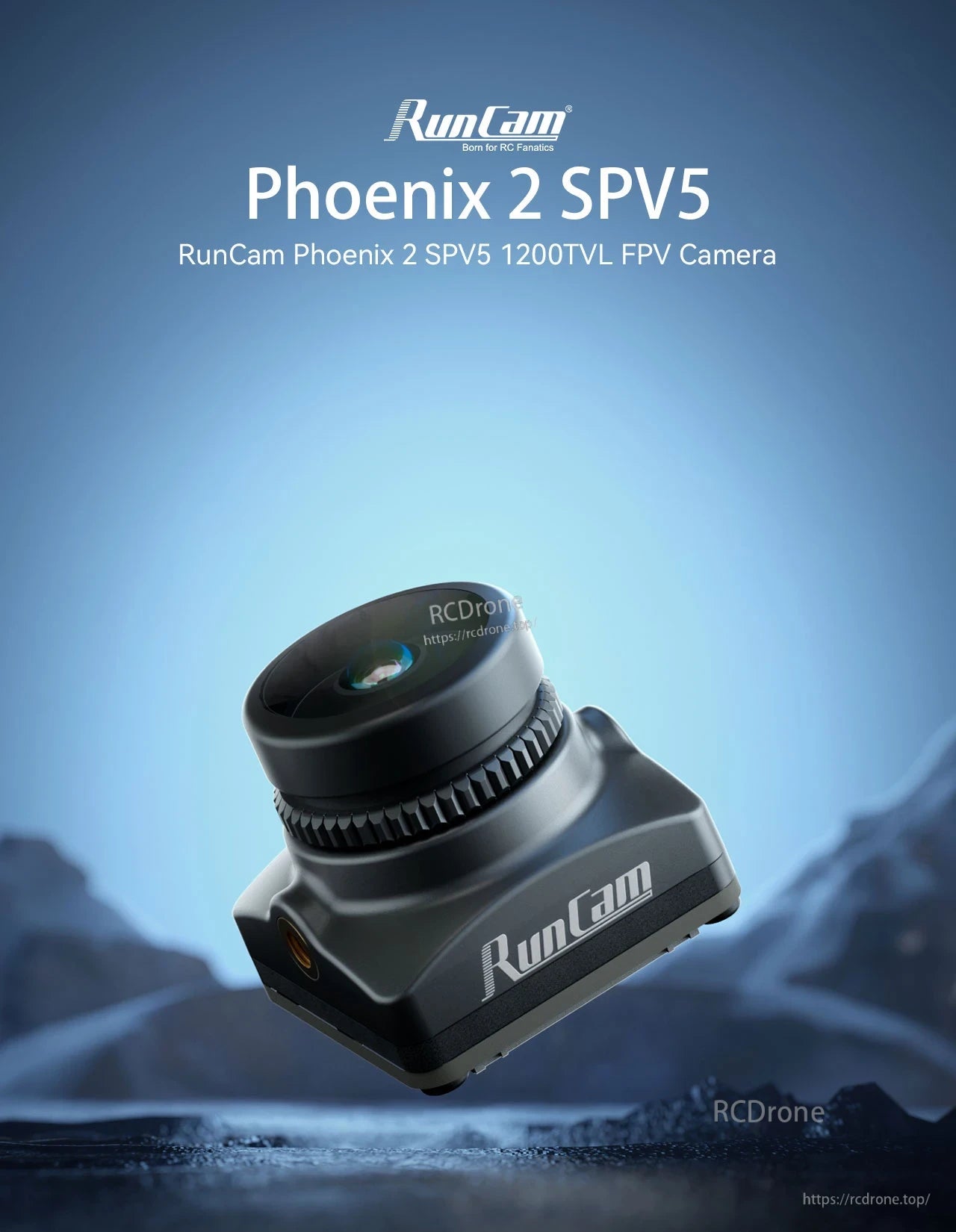 RunCam Phoenix 2 1200TVL FPV Camera, High-quality FPV camera for remote-controlled racing enthusiasts