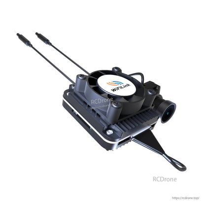 RunCam WiFiLink 2 OpenIPC AIO with IMX415 sensor, 160° FOV, supports 1080p90/720p120 video, 9–22V input, ideal for FPV drones.