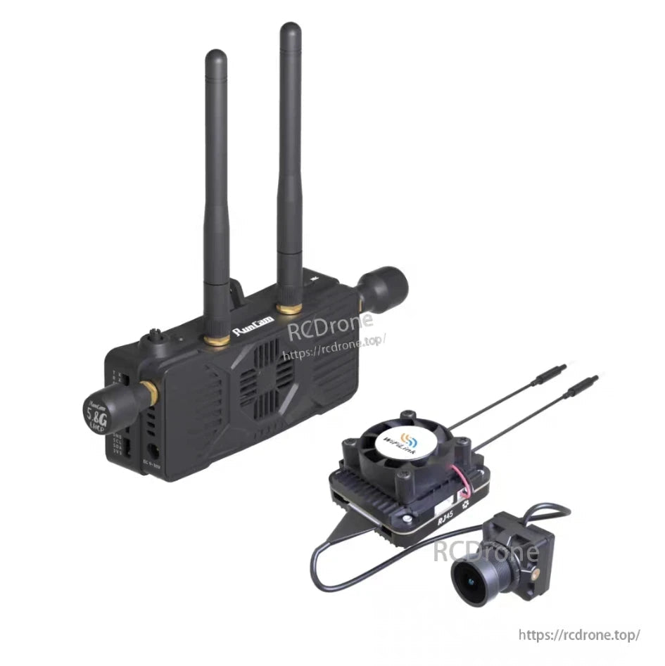 RunCam WiFiLink 2 OpenIPC AIO module features IMX415 camera for high-quality FPV video transmission and seamless integration in drone setups.