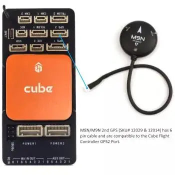 Holybro M9N GPS, cube Maan/mIN Yr# GPS Sk1i#