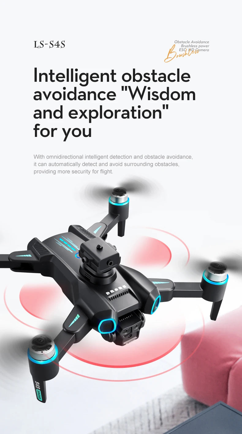 S4S Drone, Obstacle Avoidance LS-S4S Brushless power Hz,5s