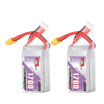 2Pcs GNB 4S HV 1700mAh 60C 120C LiPo Drone Battery