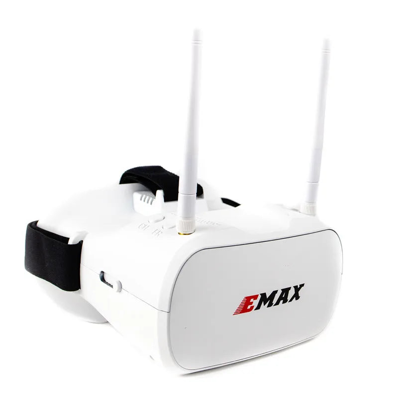 EMAX Tinyhawk 5.8G 48CH Diversity FPV Goggles - 4.3 Inches 480*320 Video Headset With Dual Antennas 4.2V 1800mAh Battery For RC Dr