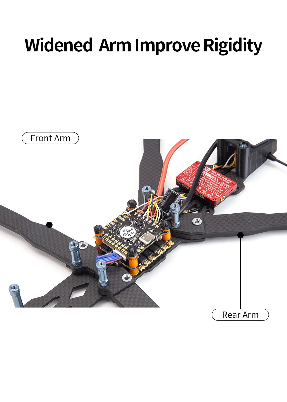 ATOMRC Insight7 - BLS 45A 6S 4IN1 ESC 2806.5 1350kv Motor BE220 GPS Long Range Light Weight Long Range FPV Racing Drone 16 ATOMRC Insight7, Widened Arm Improve Rigidity Front Arm 8 Ko Rear Arm 3oro