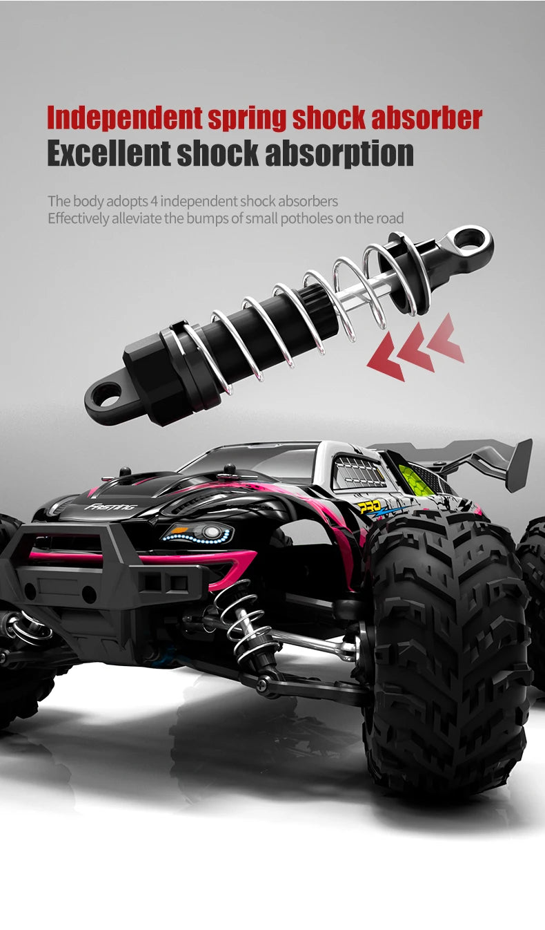 Rc Car, body adopts 4 independent spring shock absorbers Excellent shock absorption . F35 body adopt