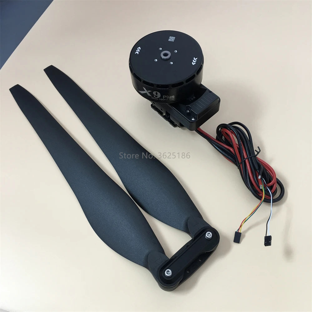 Hobbywing  X9 plus Power system, widen the cooling duct of the motor rotor under high power load 