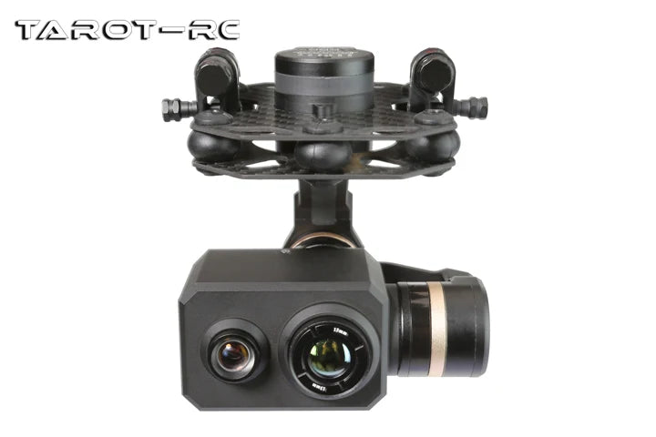 Tarot TL3T21 3-Axis Brushless Gimbal 640*512 Thermal Imaging Camera & Visible Light Camera 3-6S Input S-Bus PWM Receiver 8 Multi-mode available on the movement debugging software (computer side);