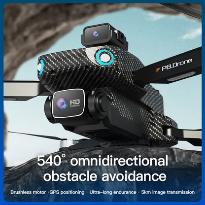 P8 Pro GPS Drone, H 5409 omnidirectional obstacle avoidance Brushless motor GPS positioning