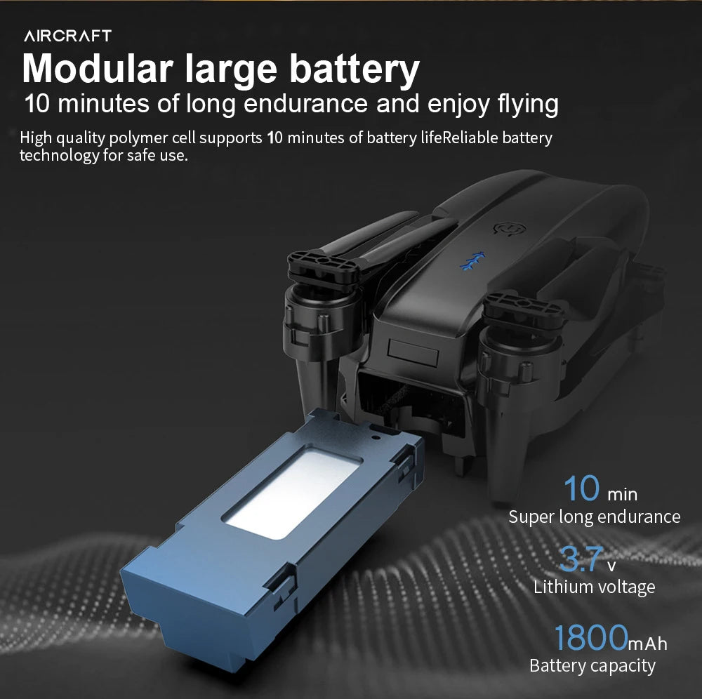 E99 Pro Drone With HD Camera - 4K Dual Camera 25 Minutes 200M Distance Headless Model Night Flying WIFI Foldable Drone 45 E99 Pro Drone With HD Camera, AIRCRAFT Modular large battery 10 minutes of long endurance and enjoy flying High quality poly