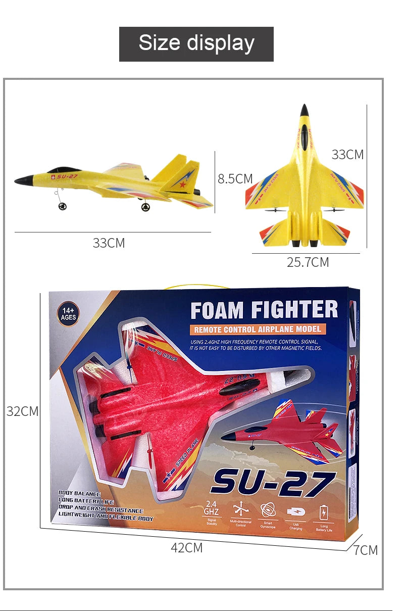 RC Foam Aircraft SU-35 Plane, FOAM FIGHTER REMOTE CONTROL AIRPLANE MMODEL
