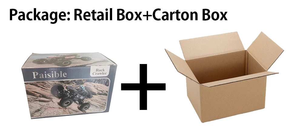 Paisible 4WD RC Car, Package: Retail BoxtCarton Box Rock Crawer Paisible