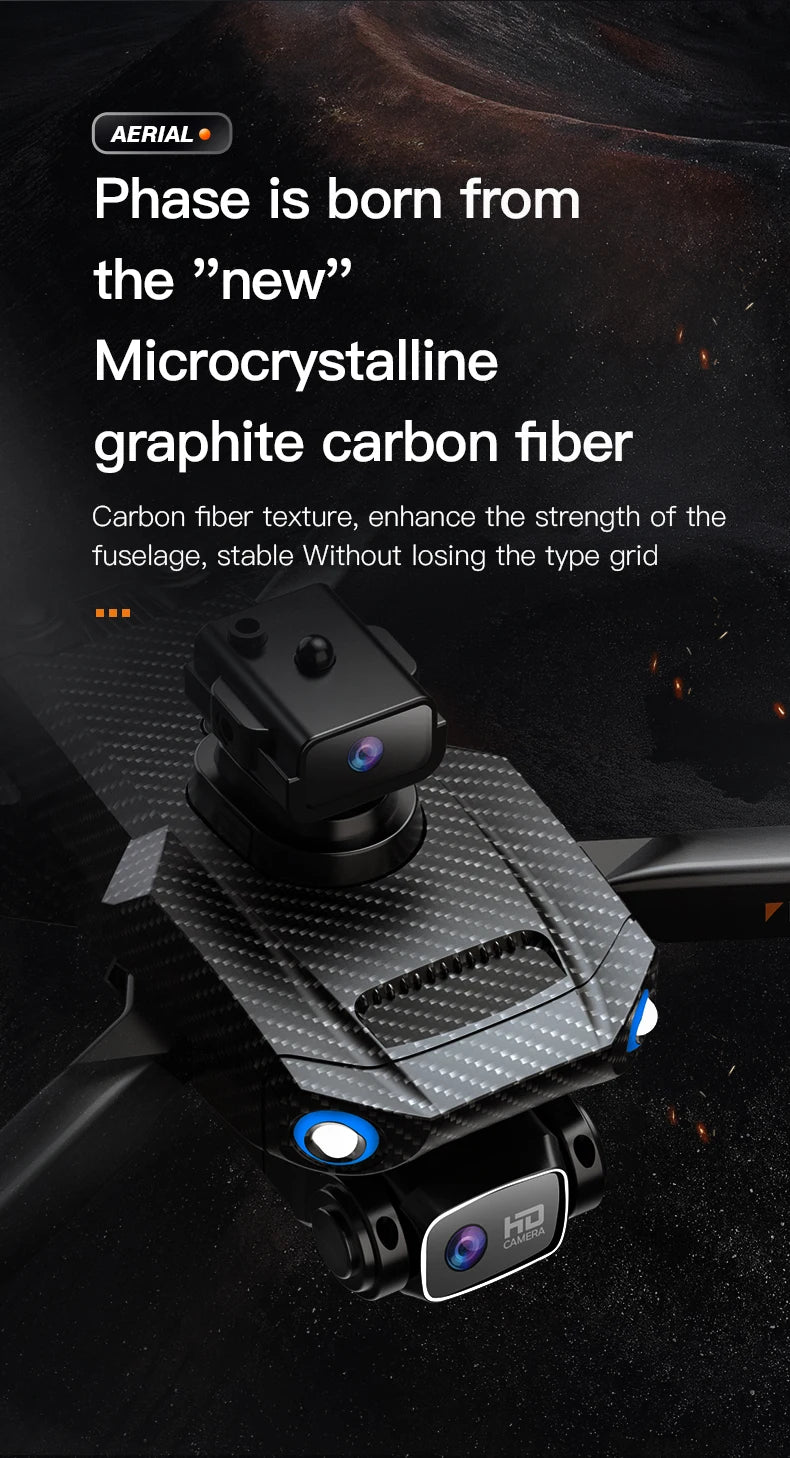 P8 Pro GPS Drone, aerial phase is born from the "new microcrystalline graphite carbon