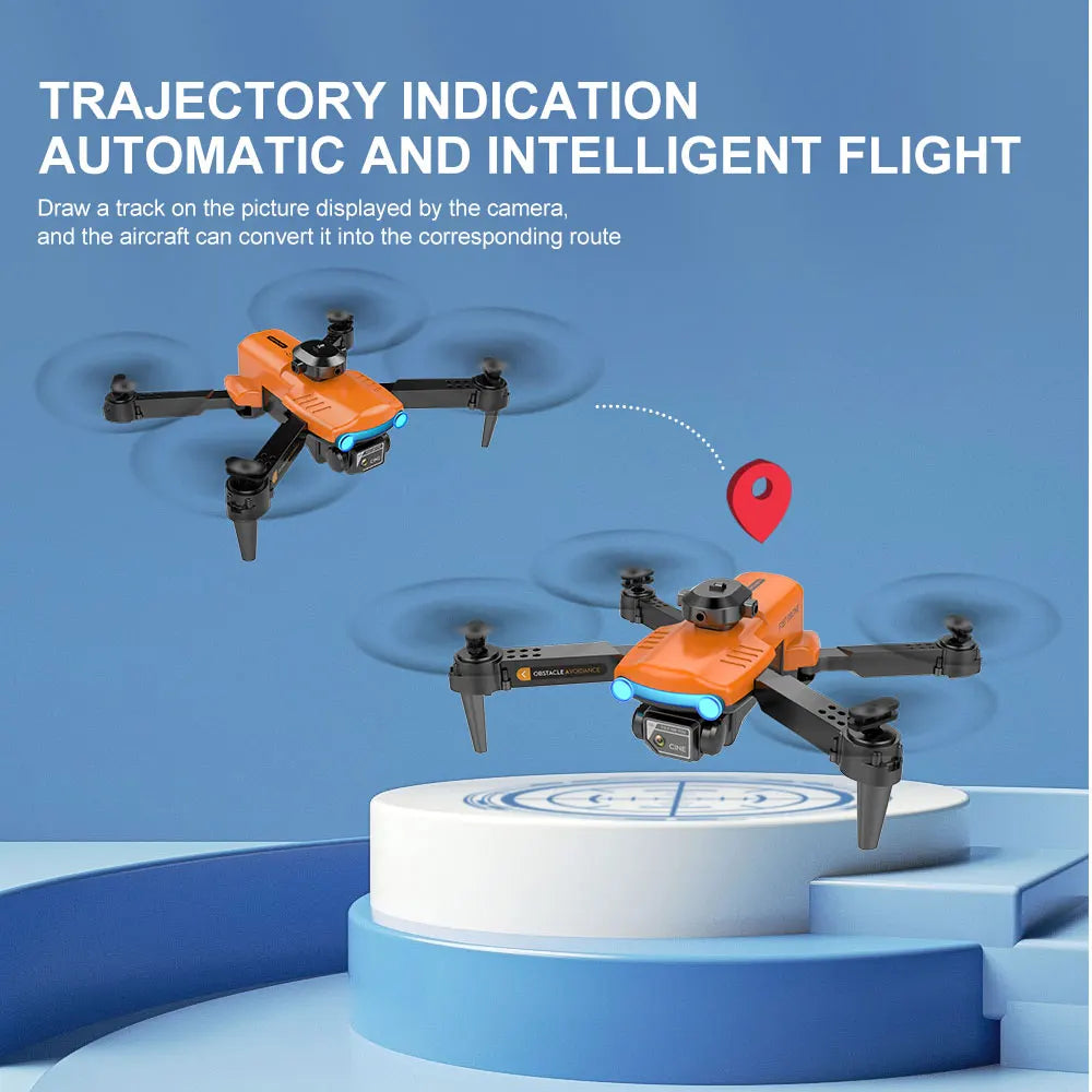 automatic and intelligent flight draw a track on the picture displayed by the