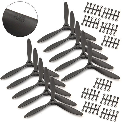 1/2/4/10PCS Drone Propellers 8060 9060 1060 1170 Efficient 3 Blades CW Propeller Spinner 3-Blade Prop RC FPV Airplane Wholesale