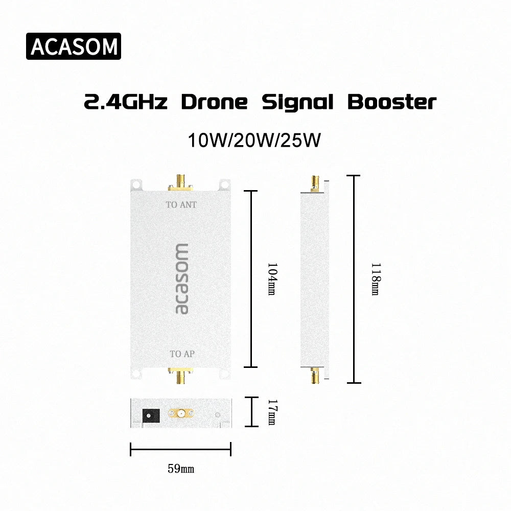 2.4GHz 25W Drone DJI Mavic 3 FPV Signal Amplifier Extender Signal Booster Drone Range Extender Tarot 2.4G FPV Image Transmissi 11 fast commercial express will also provide very favorable price, please contact us for specific express price.
