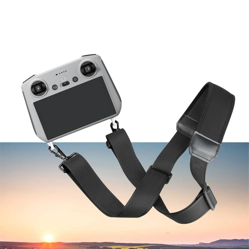 Neck Lanyard Strap for DJI MINI 3 PRO, black lanyard does not include the Smart Controller .