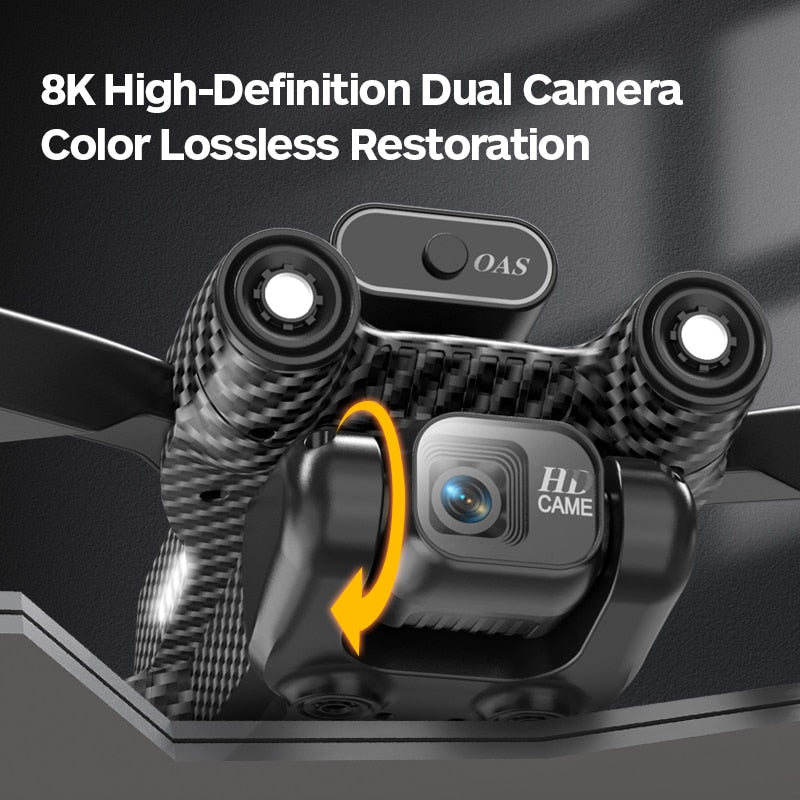 A13 Drone, 8K High-Definition Dual Camera Color Lossless Restoration