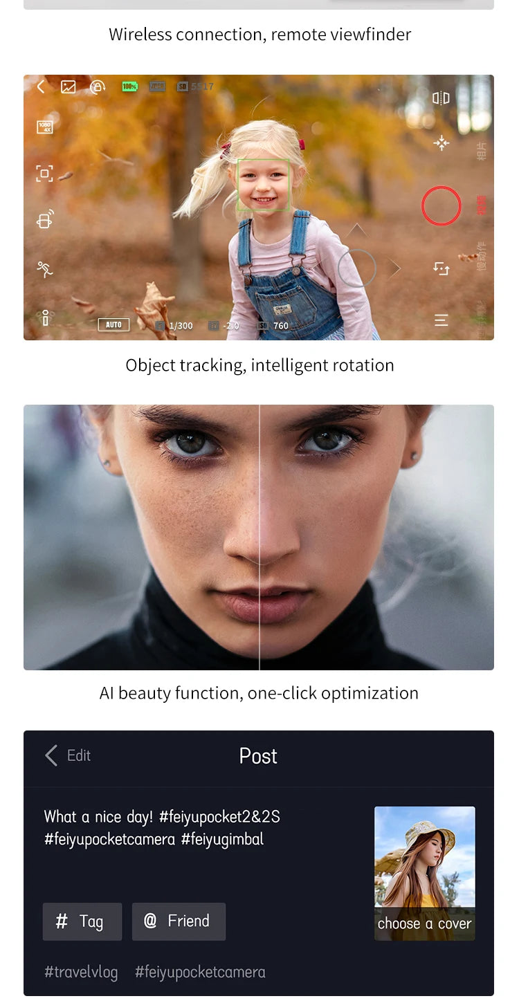 Feiyu Pocket 2, 'feiyupocket2&2s' is a travel