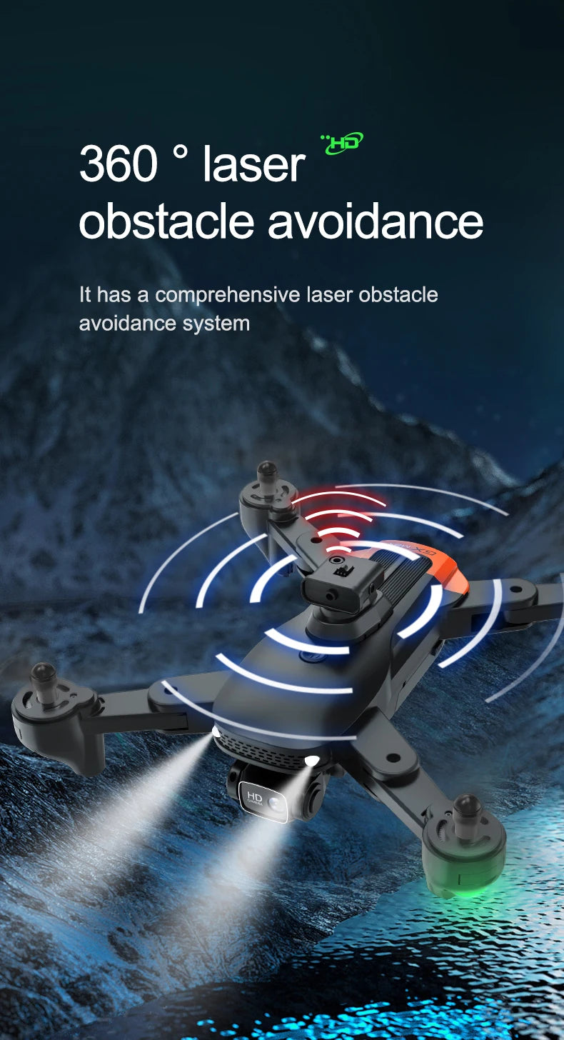 GD94 MAX Drone, Ho 360 laser obstacle avoidance system is a comprehensive system . laser obstacle