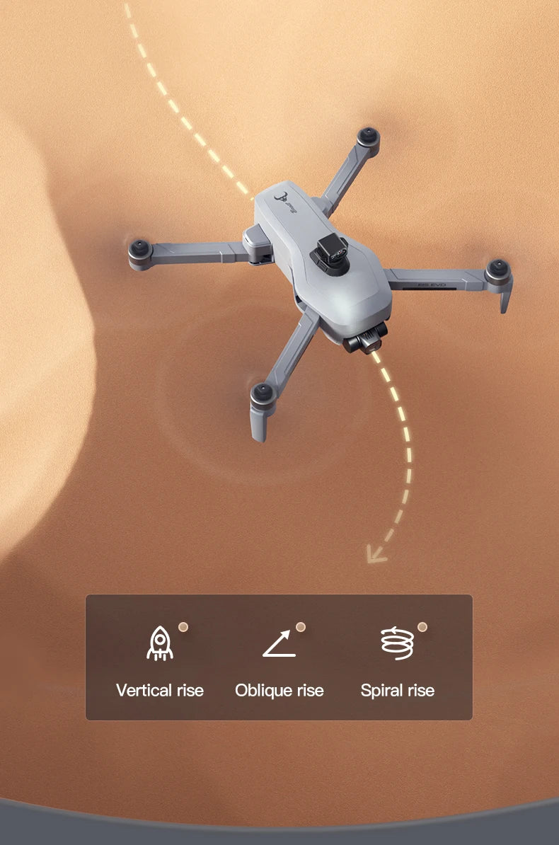 HGIYI SG906 MAX2  Drone, Z Vertical rise Oblique rise Spiral