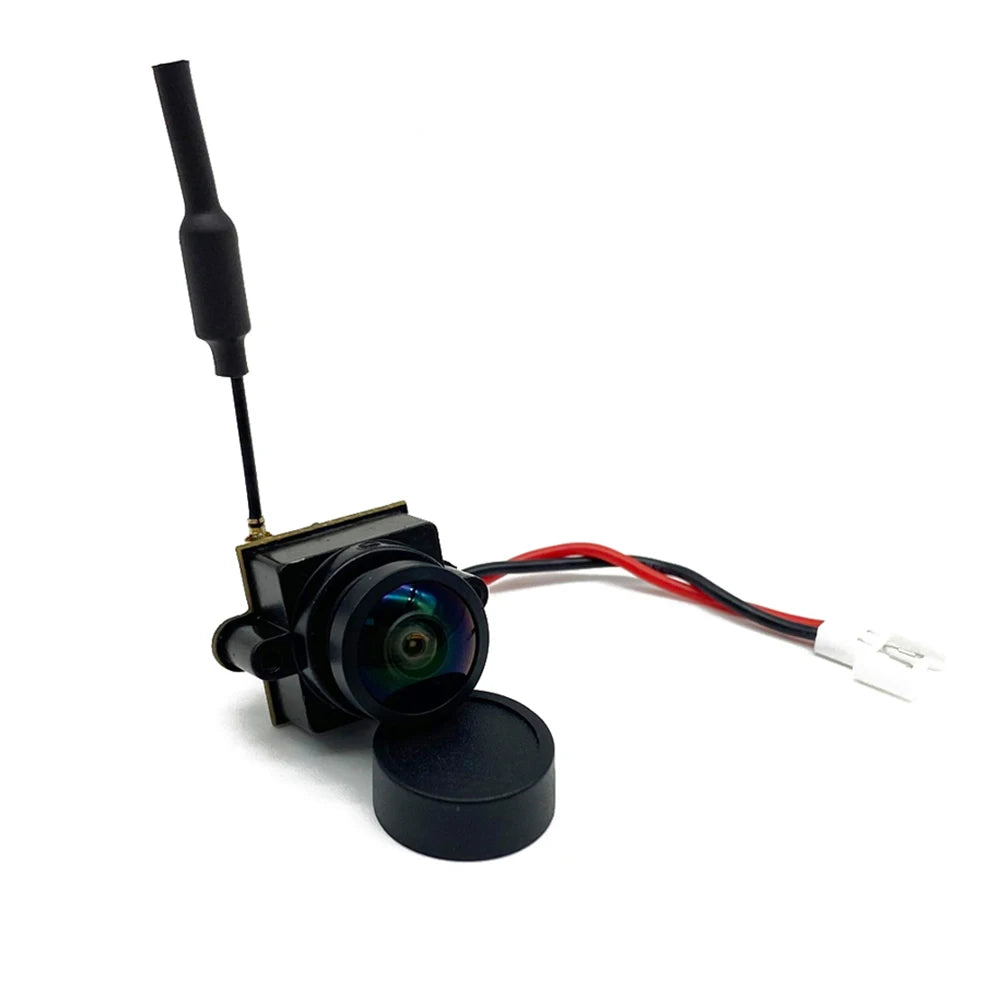 RXCRC 5.8G FPV 48CH 25mW Transmitter VTX-CAM with 1000TVL 180 degree AIO Camera for RC indoor FPV Racing Drone Parts 17 compact design weighing only 11g, optimized for indoor FPV racing without compromising drone