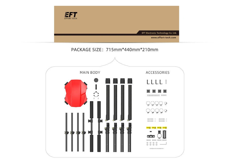 EFT E420P 20L Agriculture Drone - 4 Axis 20KG 20L 22L Tank Capacity Foldable Propeller Hobbywing Motor X9 plus JIYI K++ V2 H12 Remote Controller 22 EFT E420P 20L Agriculture Drone, EFT EFFURT TECH EFT Electronic Technolody Co Ltd; Vu